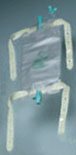 Bag Urine Leg Flip-Flo™ Anti-Reflux Valve Fabric Leg Straps Dispoz-A-Bag® Sterile 950 mL Vinyl (1/EA 50/CS) by Bard Urologicals  ID 150732